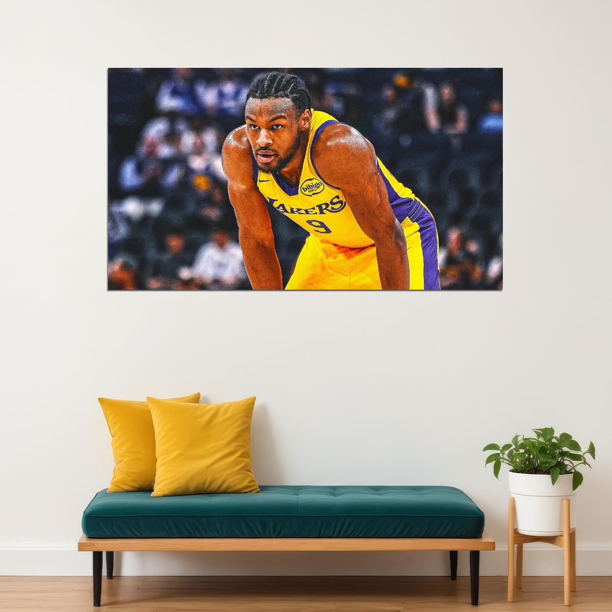 Bronny James Basketball Player Poster Motivational Sports Print