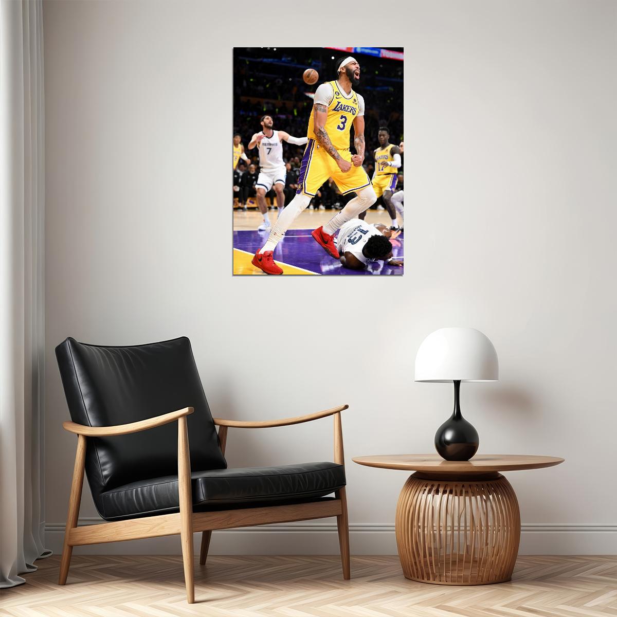 Anthony Davis Basketball Player Poster Motivational Sports Print