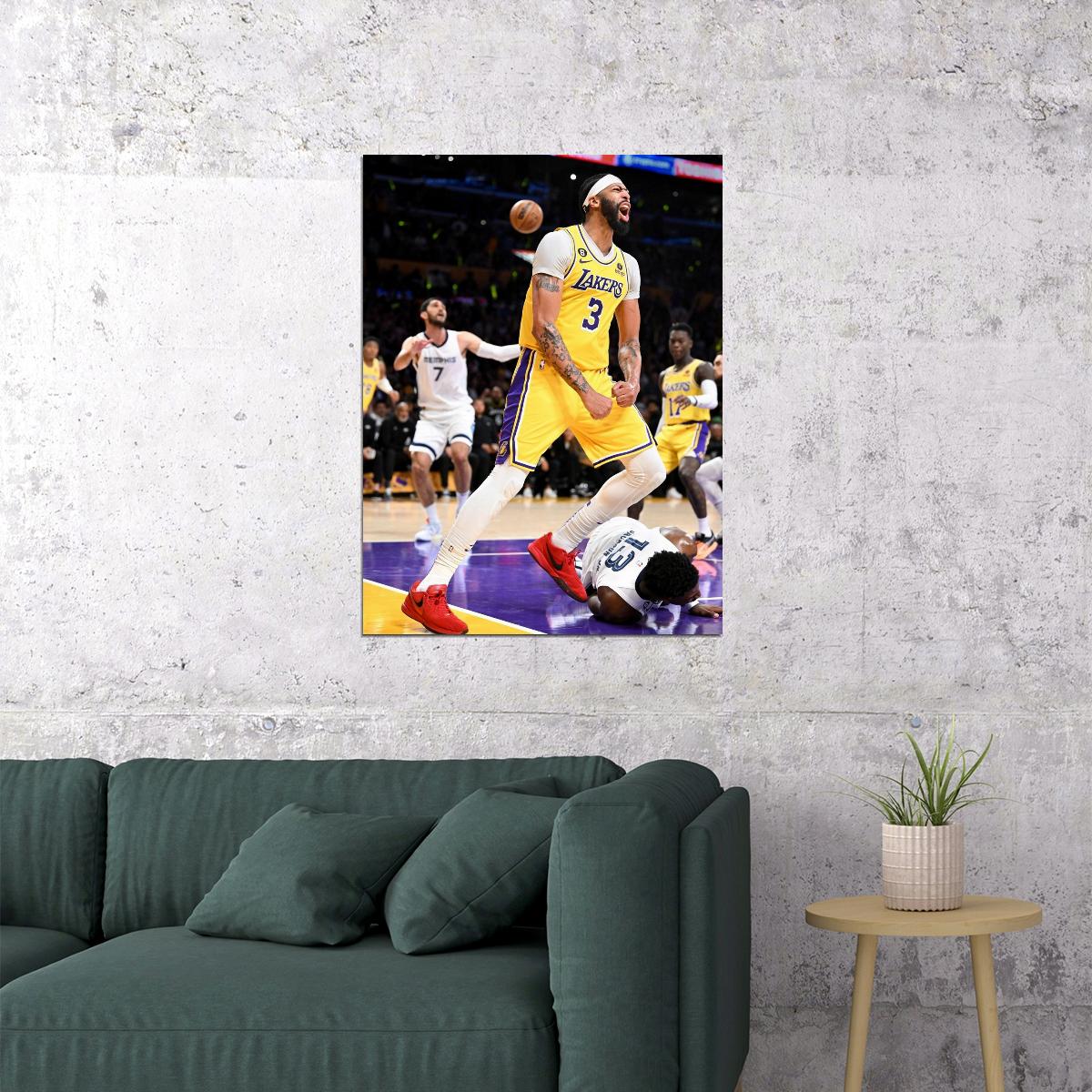 Anthony Davis Basketball Player Poster Motivational Sports Print