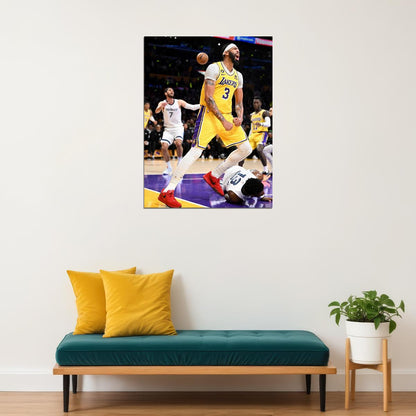 Anthony Davis Basketball Player Poster Motivational Sports Print