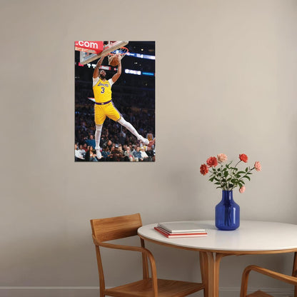 Anthony Davis Basketball Player Poster Motivational Sports Print