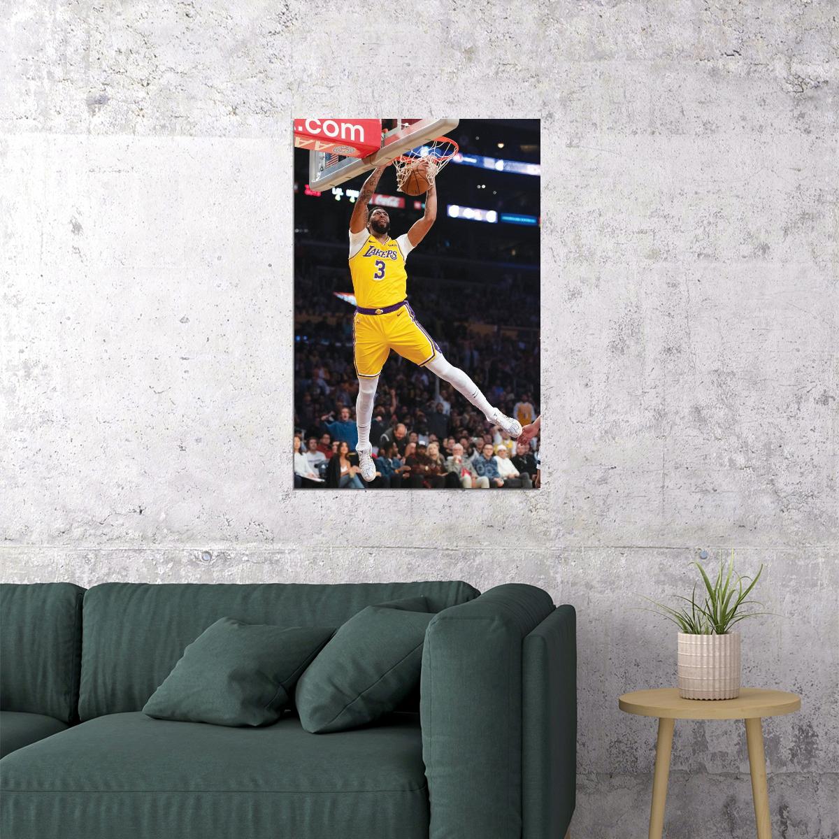 Anthony Davis Basketball Player Poster Motivational Sports Print