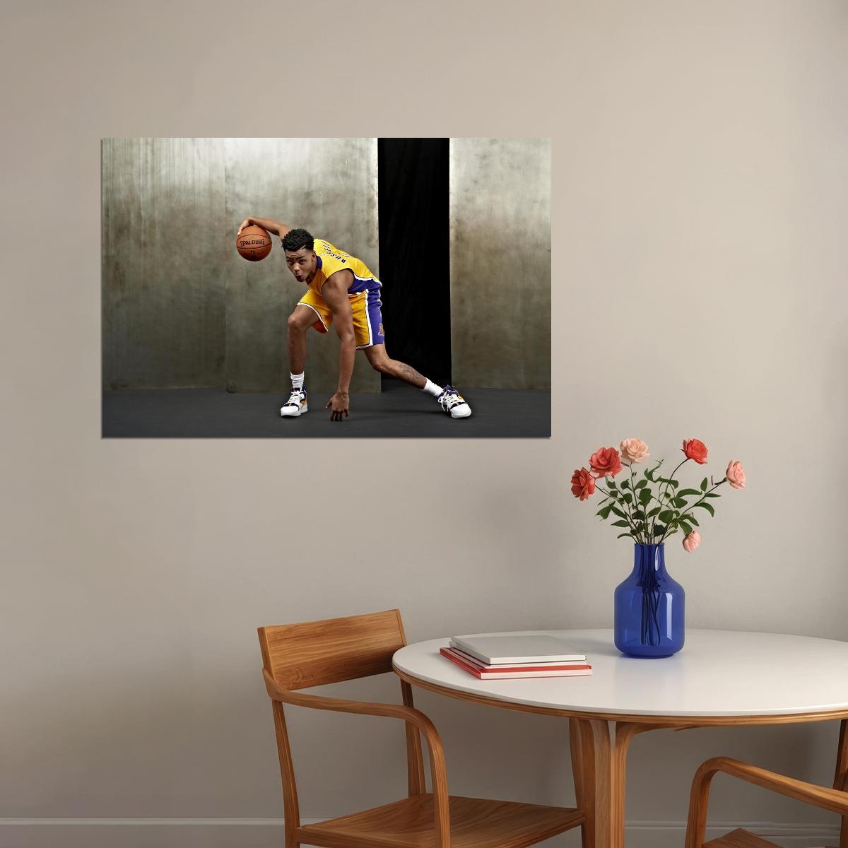 D'Angelo Russell Basketball Player Poster Motivational Sports Print