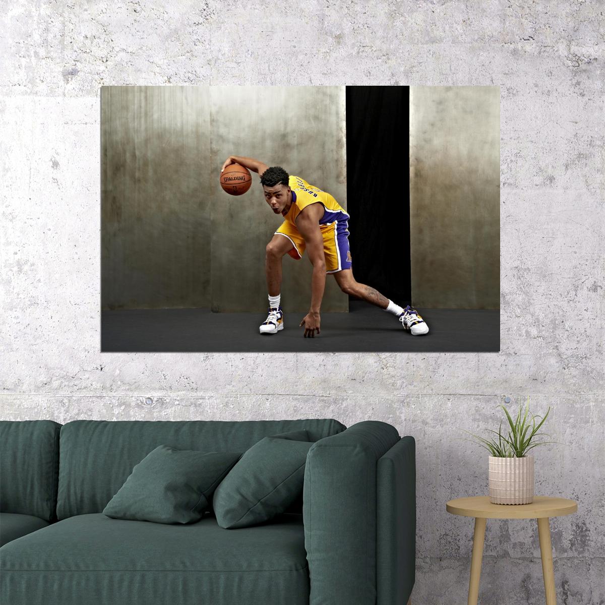 D'Angelo Russell Basketball Player Poster Motivational Sports Print