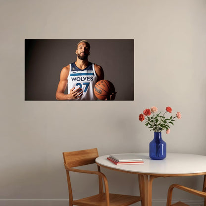 Rudy Gobert Basketball Player Poster Motivational Sports Print