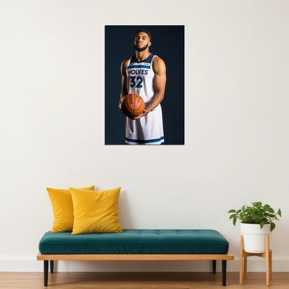 Karl-Anthony Towns Basketball Player Poster Motivational Sports Print