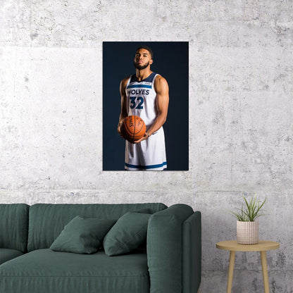 Karl-Anthony Towns Basketball Player Poster Motivational Sports Print