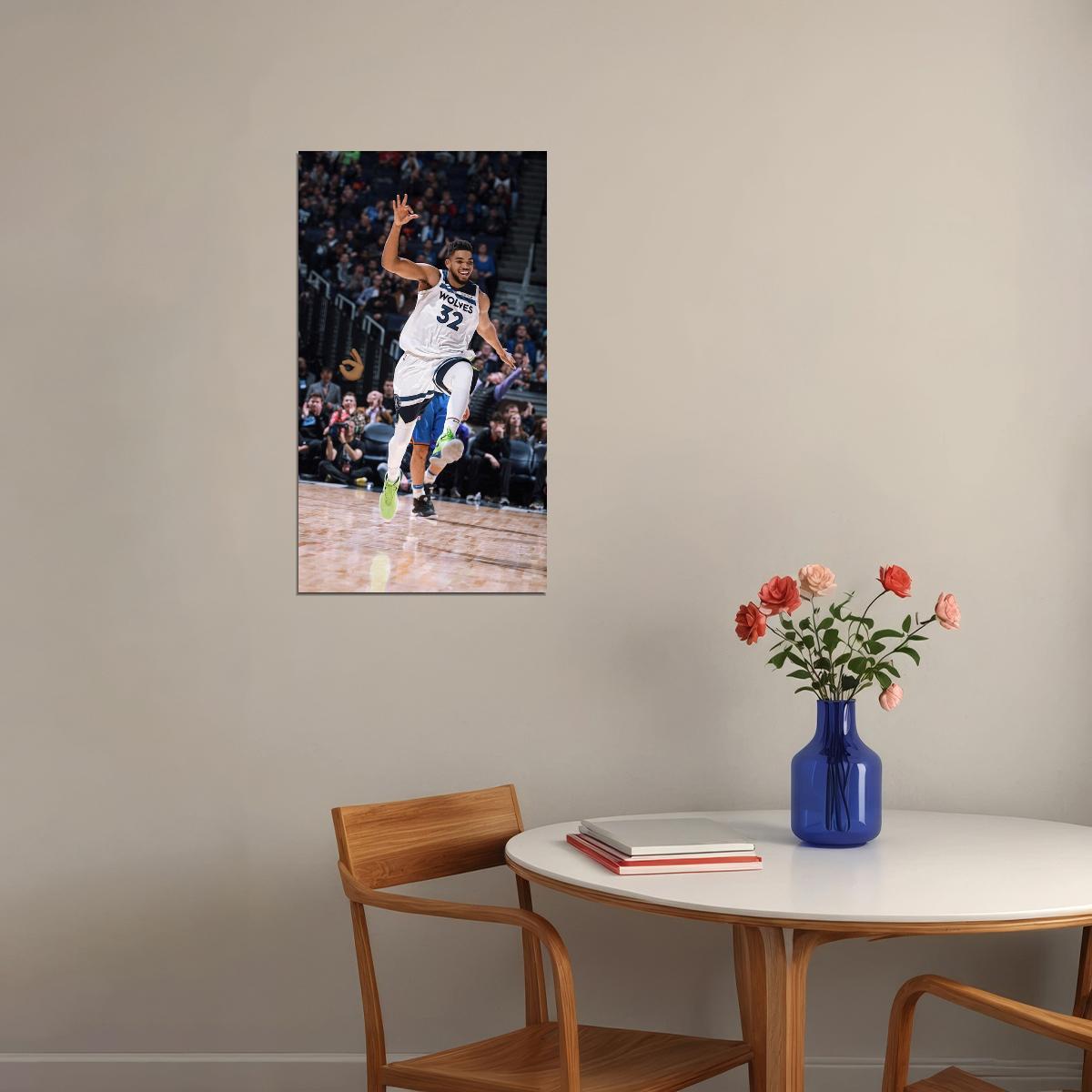 Karl-Anthony Towns Basketball Player Poster Motivational Sports Print