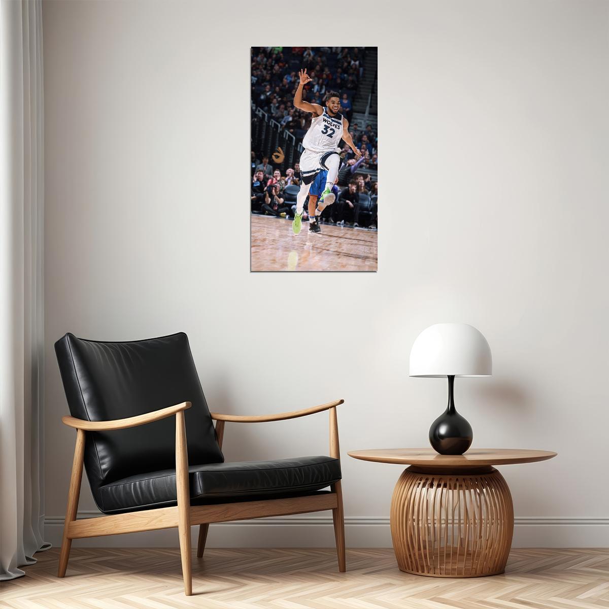 Karl-Anthony Towns Basketball Player Poster Motivational Sports Print