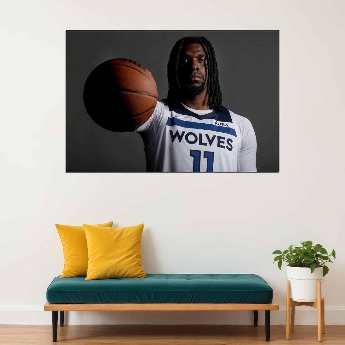 Naz Reid Basketball Player Poster Motivational Sports Print