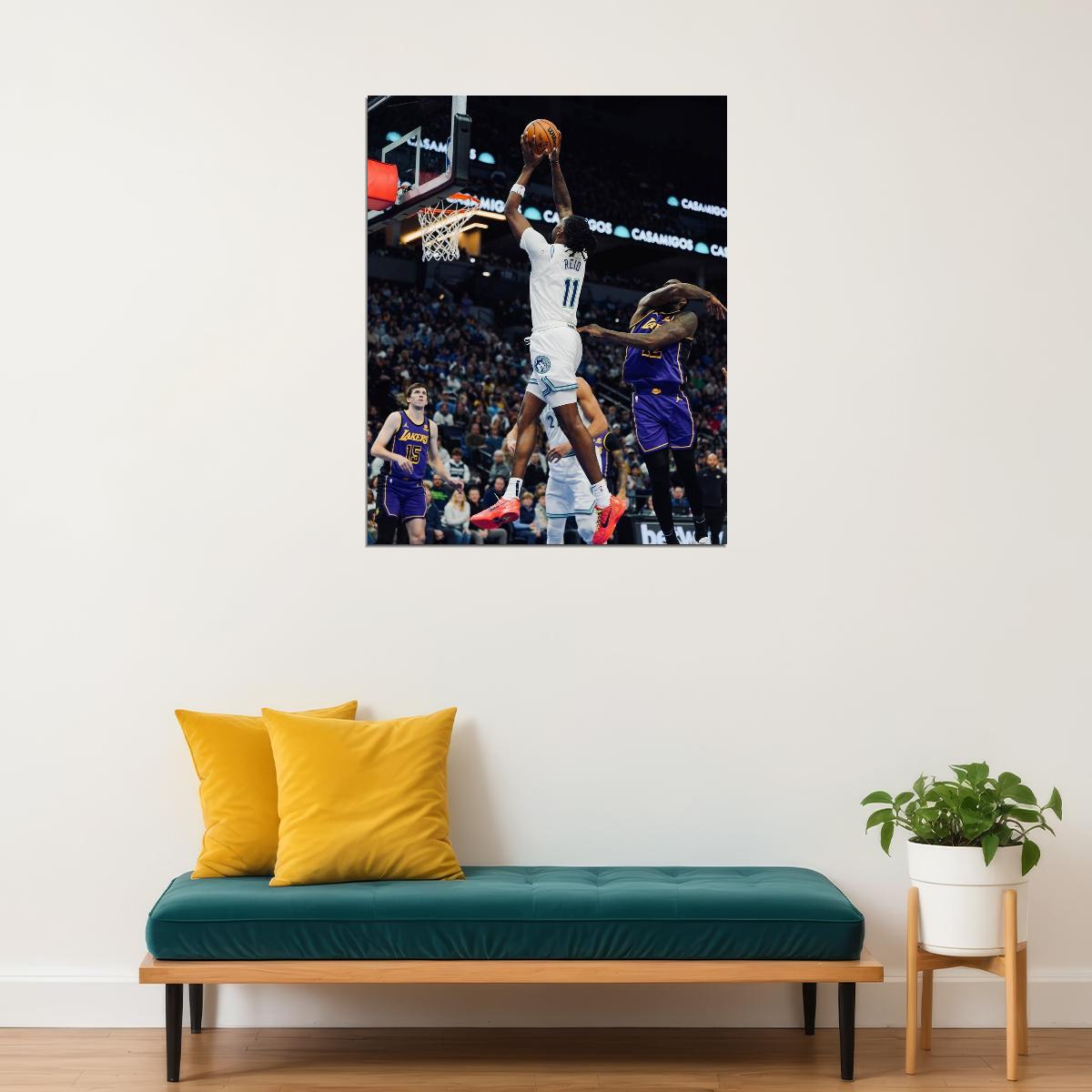 Naz Reid Basketball Player Poster Motivational Sports Print