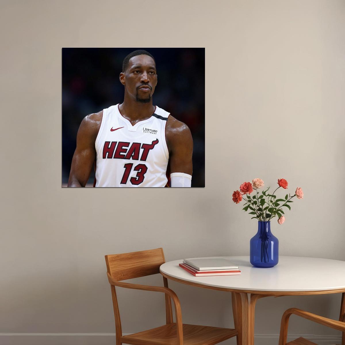 Bam Adebayo Basketball Player Poster Motivational Sports Print