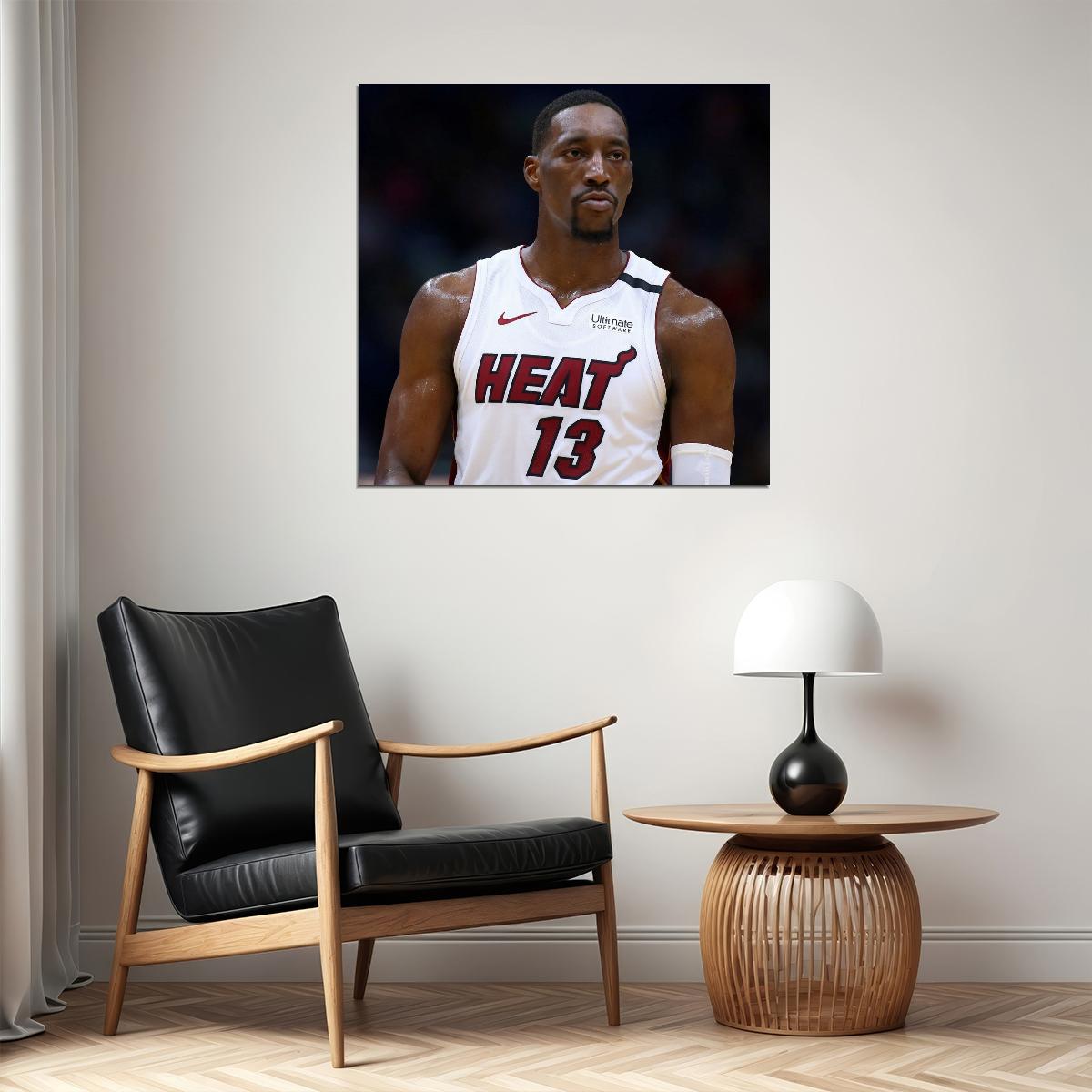 Bam Adebayo Basketball Player Poster Motivational Sports Print