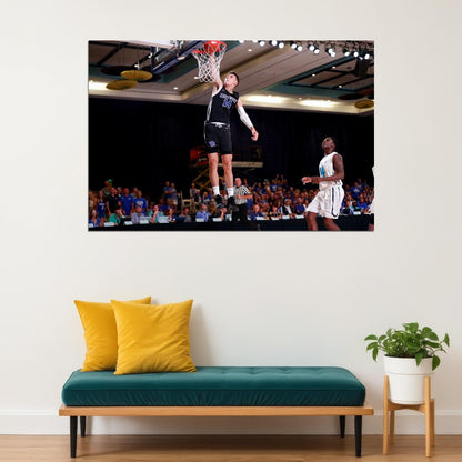 Tyler Herro Dunk Basketball Player Poster Motivational Sports Print