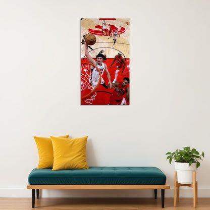 Jaime Jaquez Jr. Dunk Basketball Player Poster Motivational Sports Print