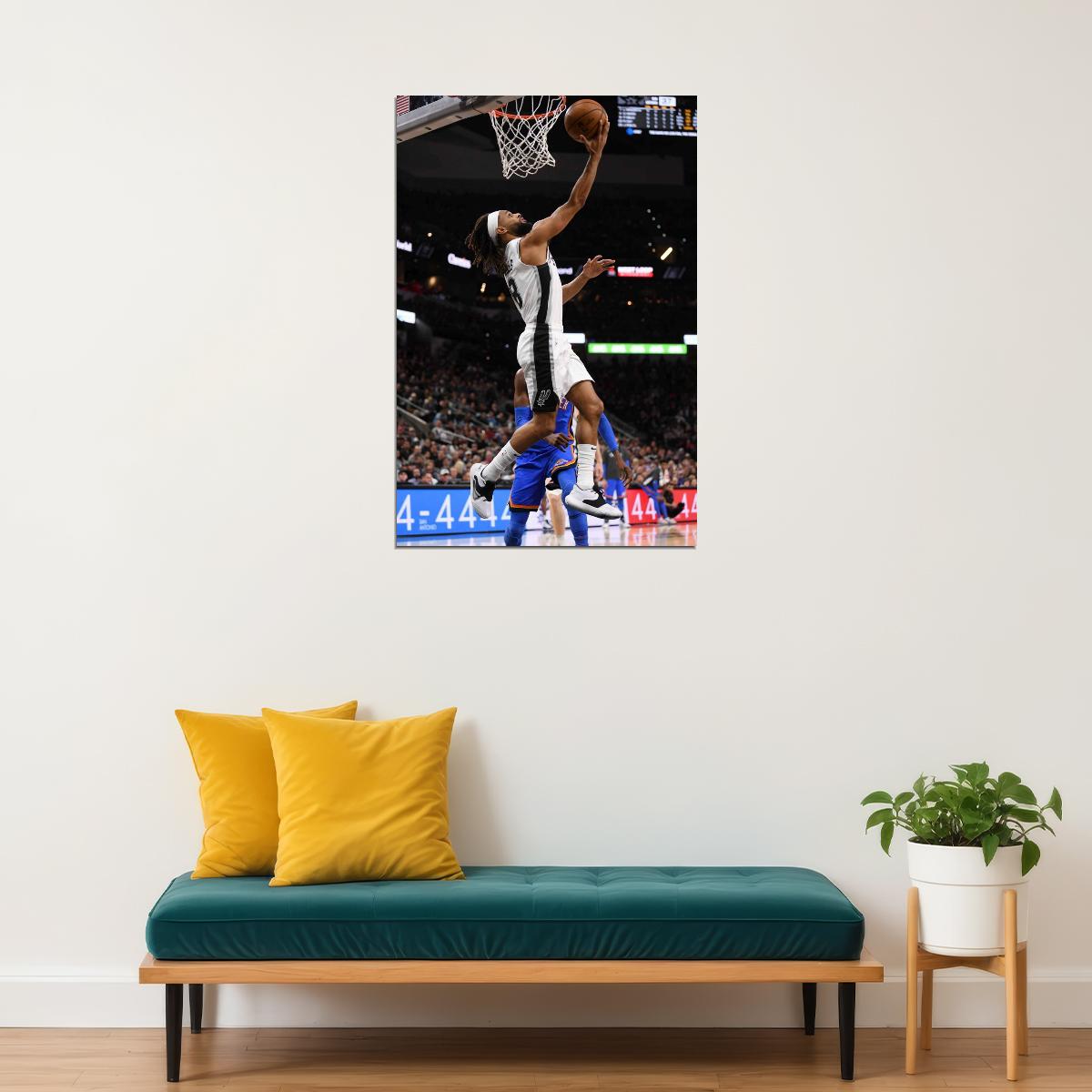 Patty Mills Basketball Player Poster Motivational Sports Print