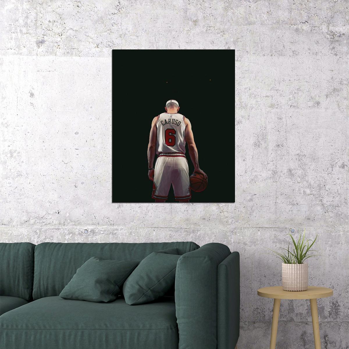 Alex Caruso Basketball Player Poster Motivational Sports Print