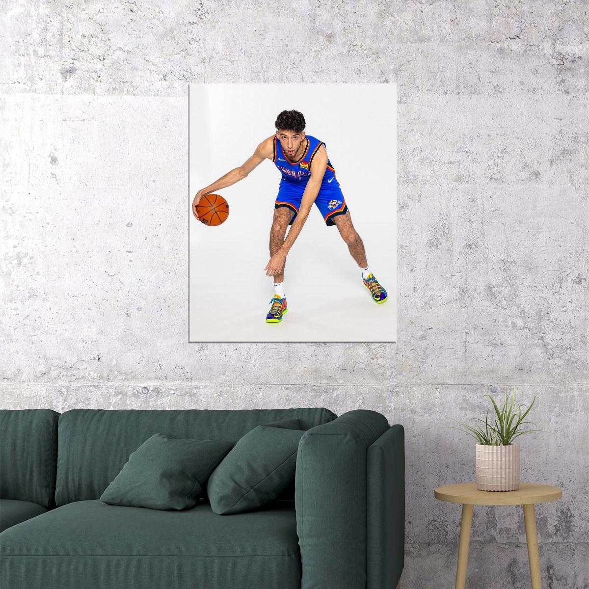 Chet Holmgren Basketball Player Poster Motivational Sports Print