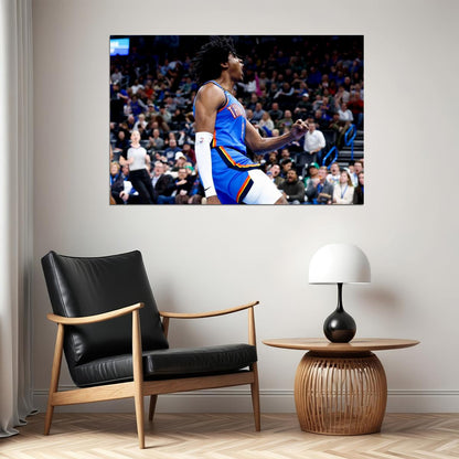 Jalen Williams J-Dub Basketball Player Poster Motivational Sports Print