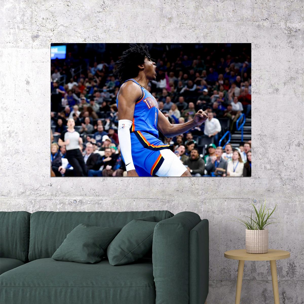 Jalen Williams J-Dub Basketball Player Poster Motivational Sports Print