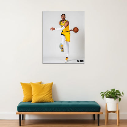 Tyrese Haliburton Basketball Player Poster Motivational Sports Print