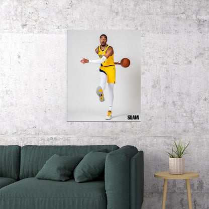 Tyrese Haliburton Basketball Player Poster Motivational Sports Print