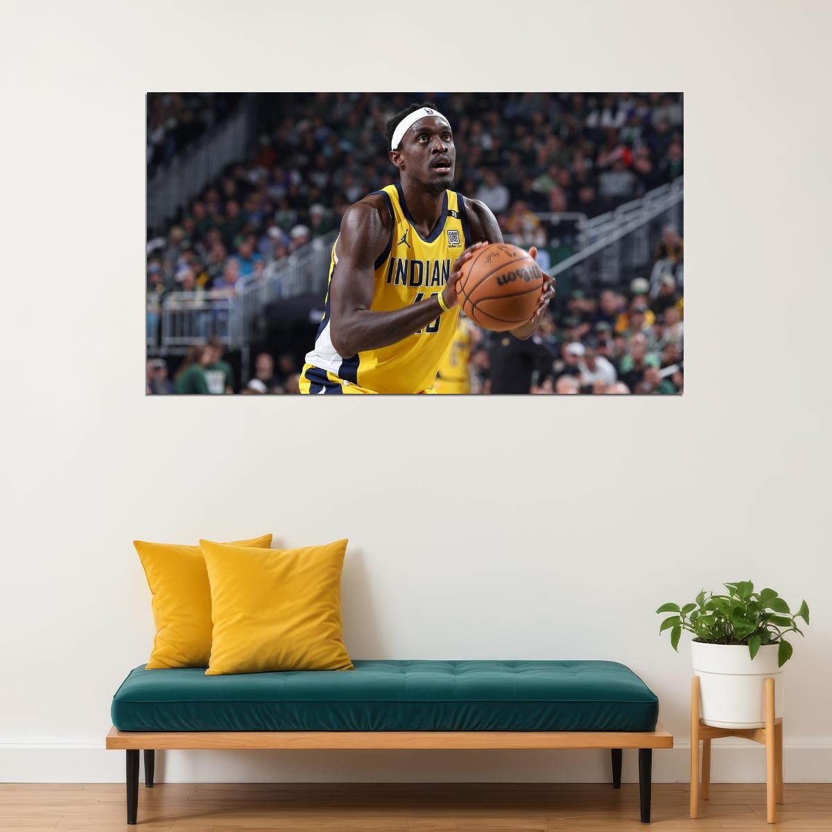 Pascal Siakam Basketball Player Poster Motivational Sports Print