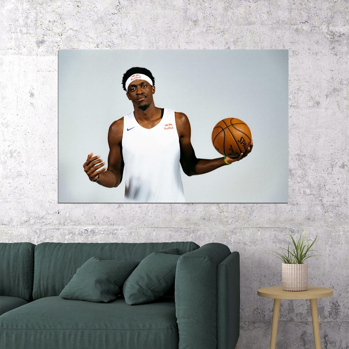 Pascal Siakam Basketball Player Poster Motivational Sports Print