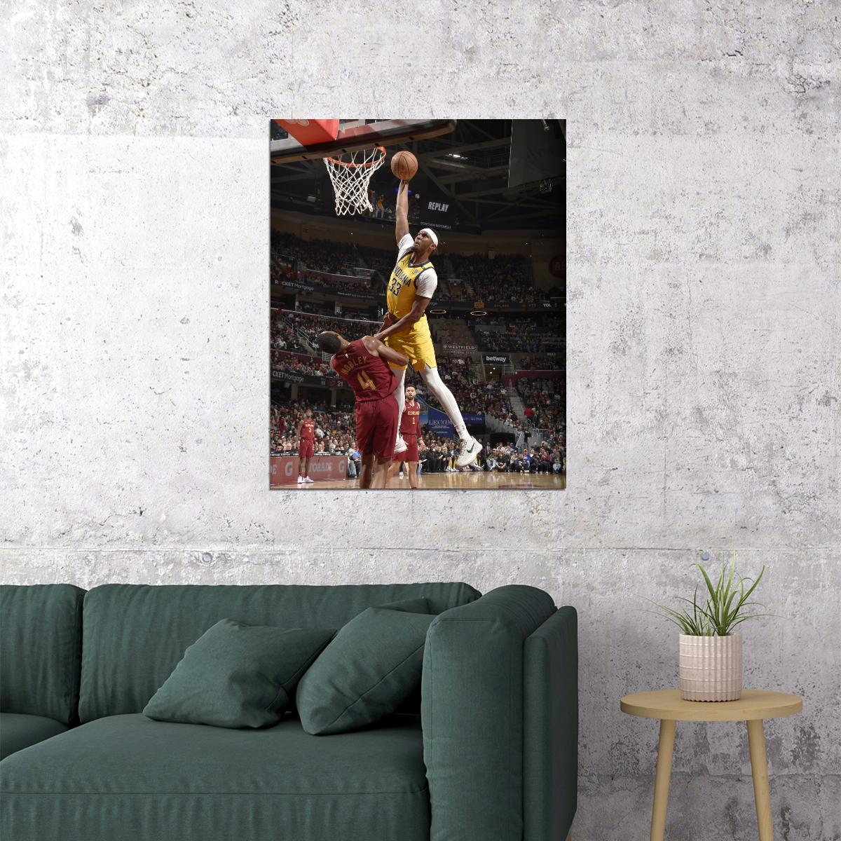 Myles Turner Basketball Player Poster Motivational Sports Print