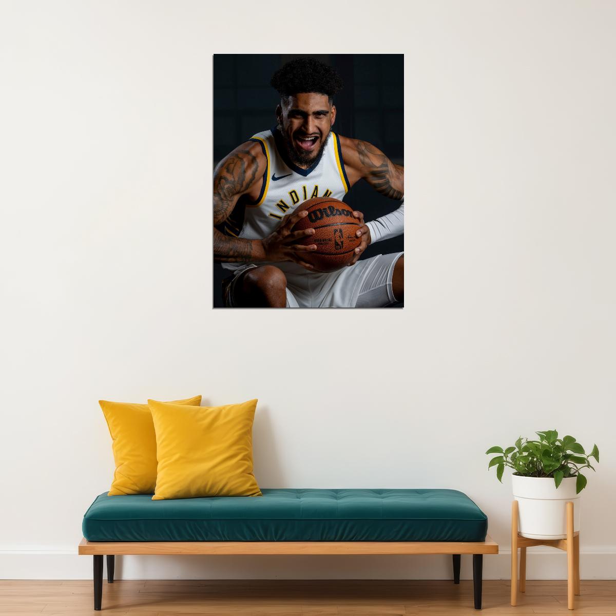 Obi Toppin Basketball Player Poster Motivational Sports Print