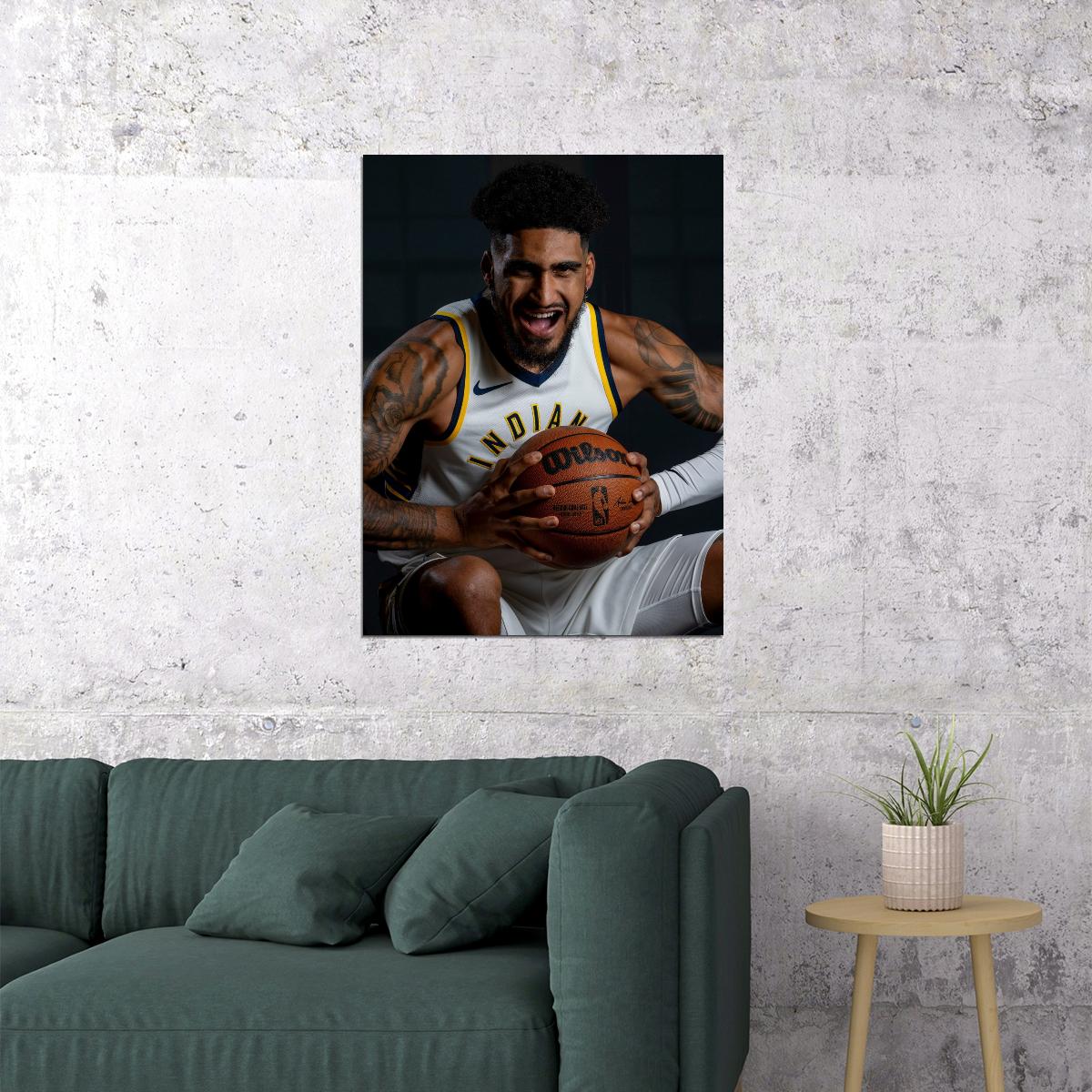 Obi Toppin Basketball Player Poster Motivational Sports Print