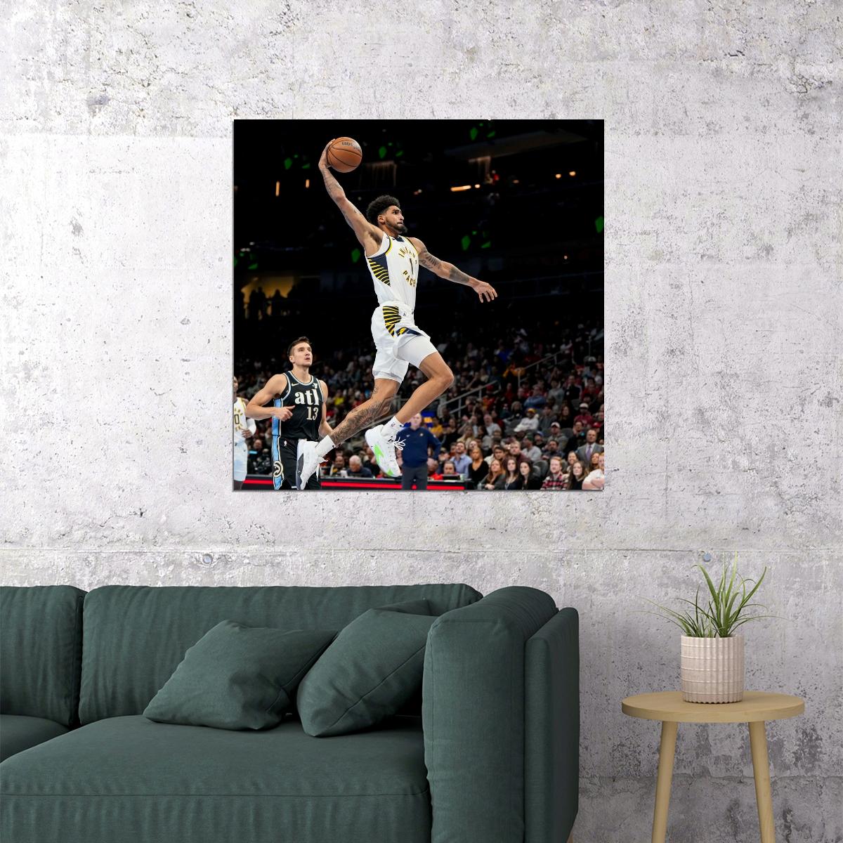 Obi Toppin Basketball Player Poster Motivational Sports Print