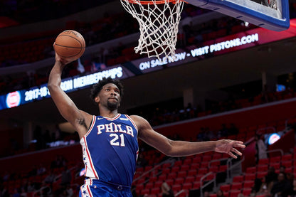 Joel Embiid Dunk Basketball Player Poster Motivational Sports Print