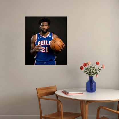 Joel Embiid Basketball Player Poster Motivational Sports Print