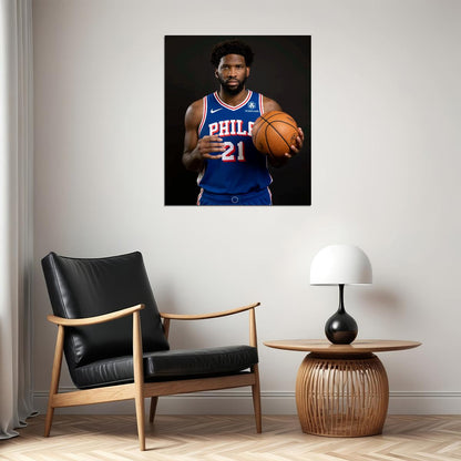 Joel Embiid Basketball Player Poster Motivational Sports Print