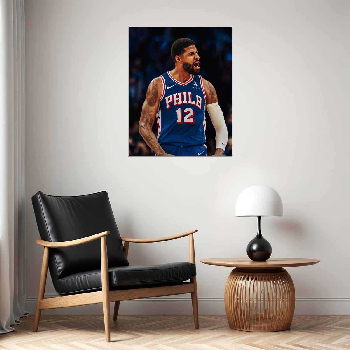 Paul George Basketball Player Poster Motivational Sports Print