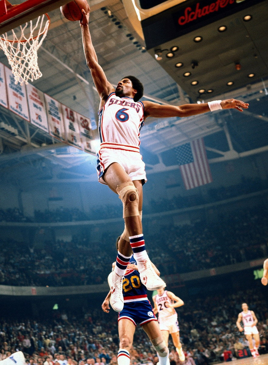 Julius Erving Doctor Dr. J Basketball Player Poster Motivational Sports Print