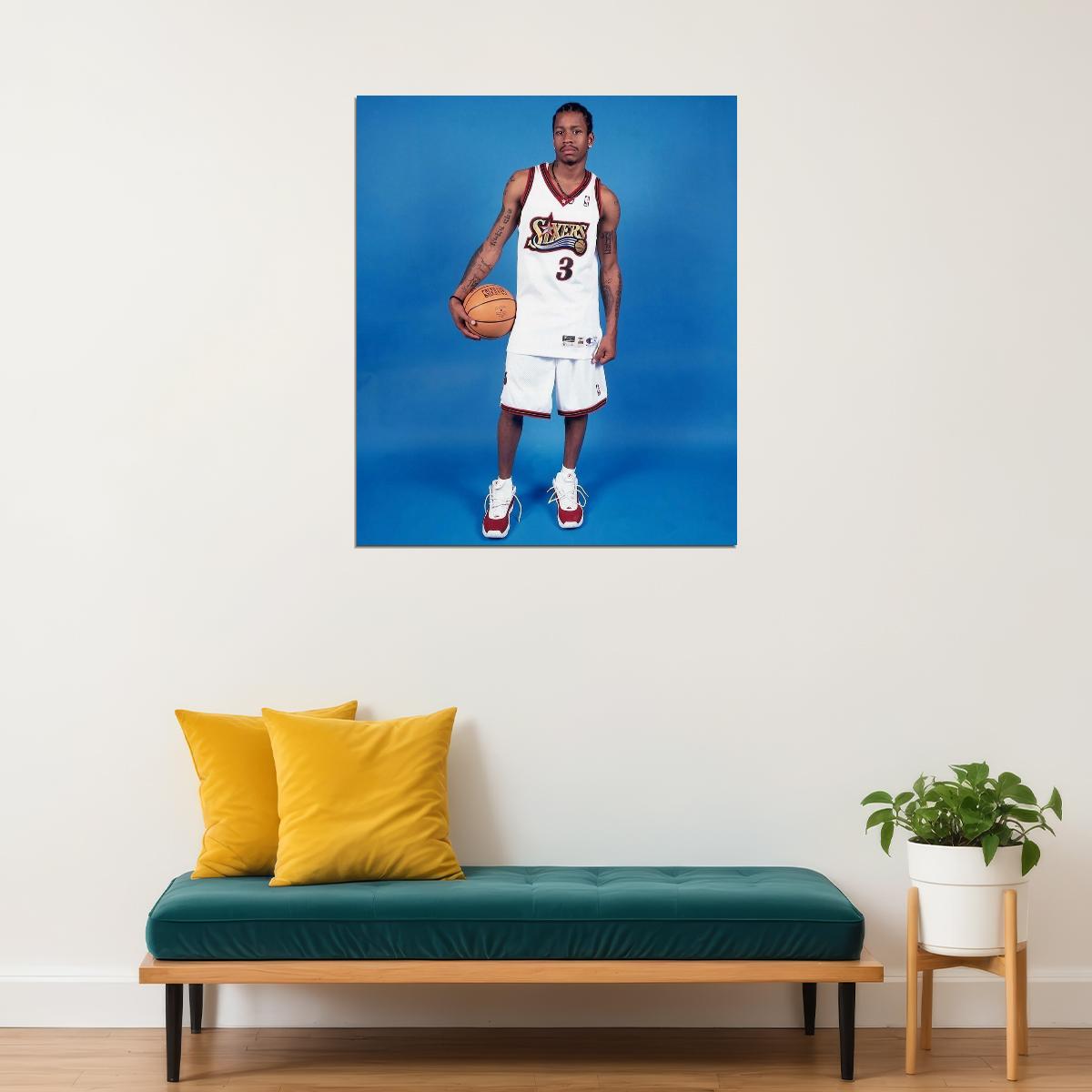 Allen Iverson Basketball Player Poster Motivational Sports Print