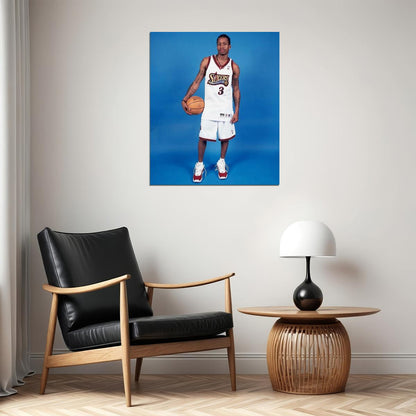 Allen Iverson Basketball Player Poster Motivational Sports Print