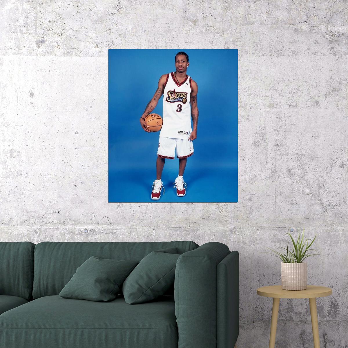 Allen Iverson Basketball Player Poster Motivational Sports Print