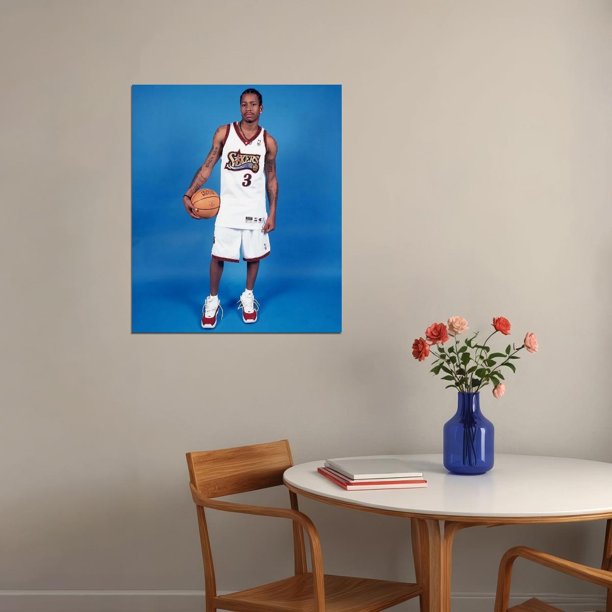 Allen Iverson Basketball Player Poster Motivational Sports Print