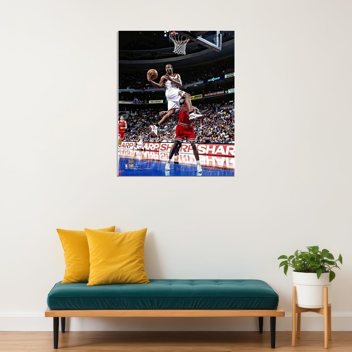 Allen Iverson Basketball Player Poster Motivational Sports Print