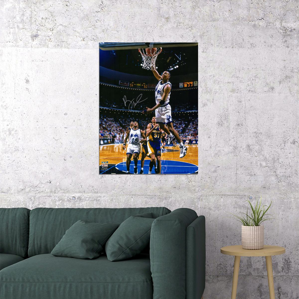 Penny Hardaway Basketball Player Poster Motivational Sports Print