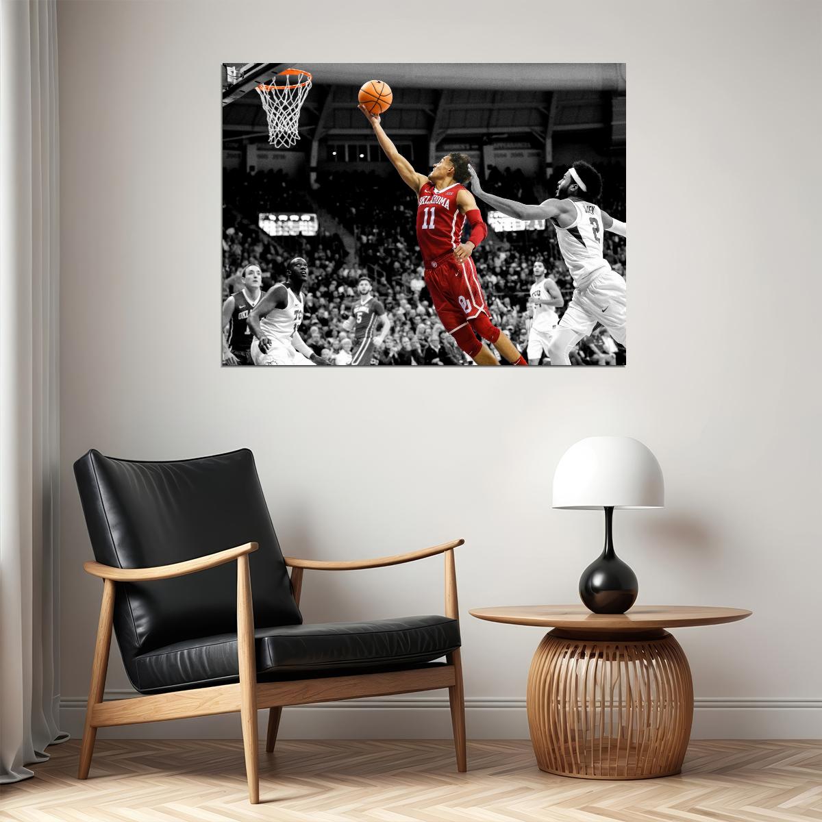 Trae Young Basketball Player Poster Motivational Sports Print