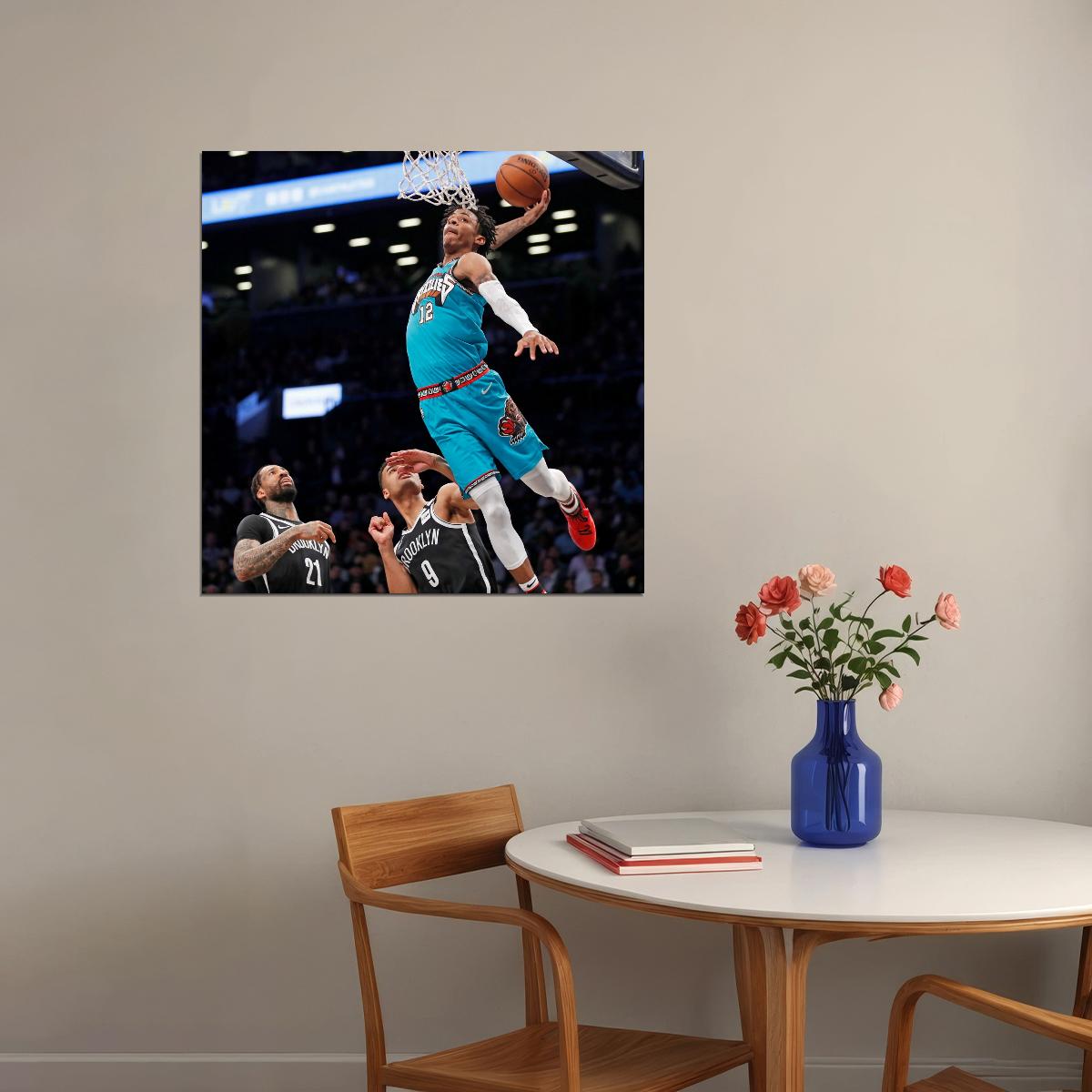 Ja Morant Basketball Player Poster Motivational Sports Print