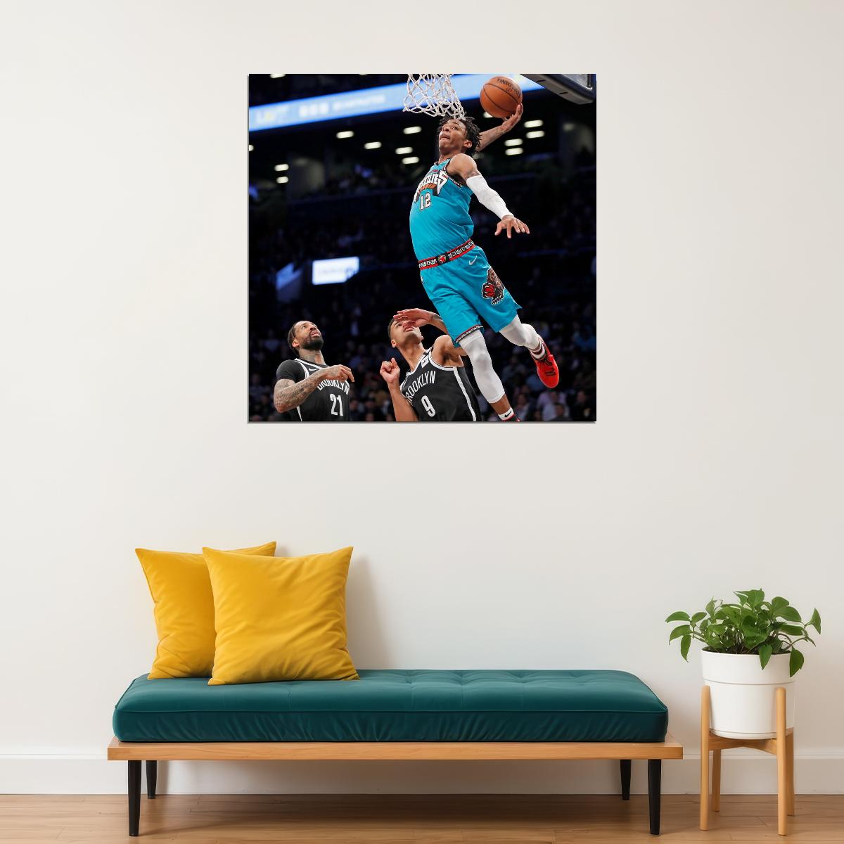 Ja Morant Basketball Player Poster Motivational Sports Print