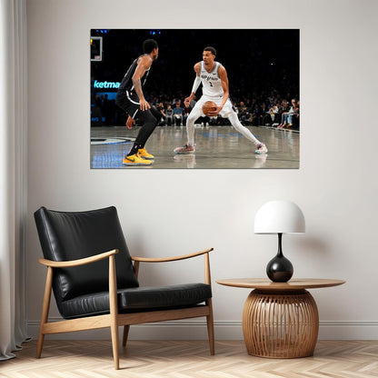 Victor Wembanyama Basketball Player Poster Motivational Sports Print