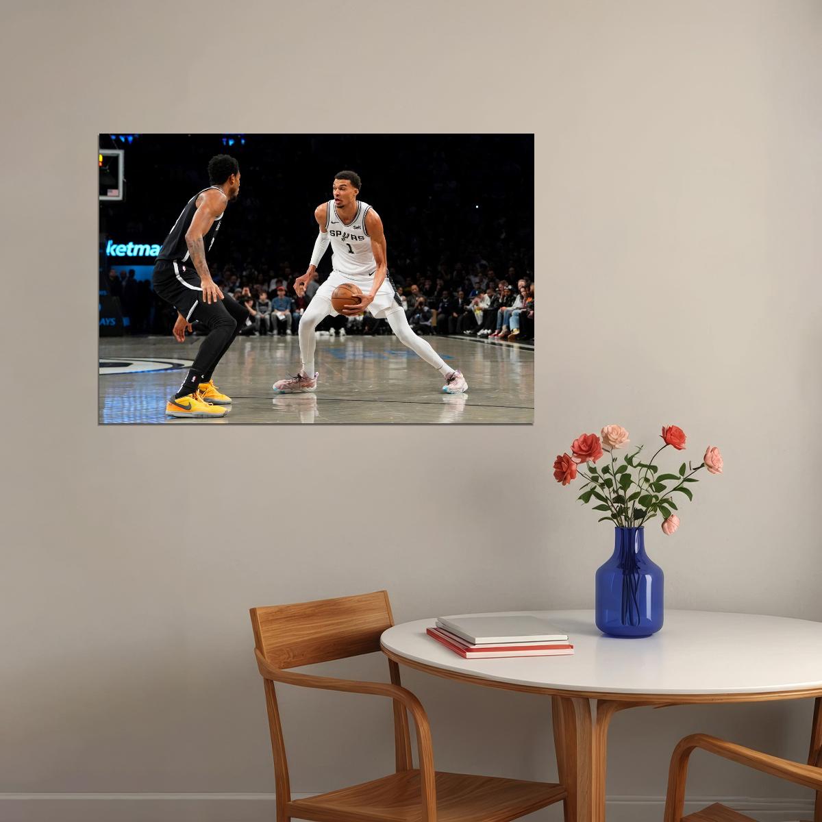 Victor Wembanyama Basketball Player Poster Motivational Sports Print