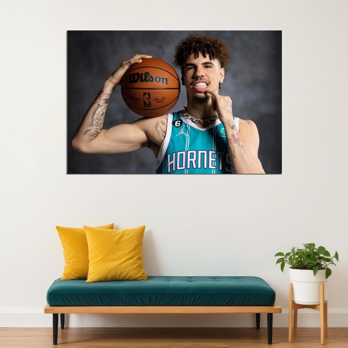 LaMelo Ball Basketball Player Poster Motivational Sports Print