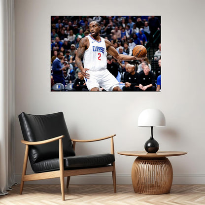 Kawhi Leonard Basketball Player Poster Motivational Sports Print